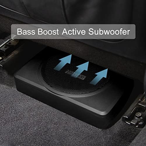 Dr Dvostruka rock 8 inčni CB08 Podmoof Subwoofer Auto audio 600 WATTS 8 '' Slim Powered subwoofer sa ugrađenim AMP Active Compact subwoofer sa pojačanim + bas gumbom za kontrolu jačine zvuka