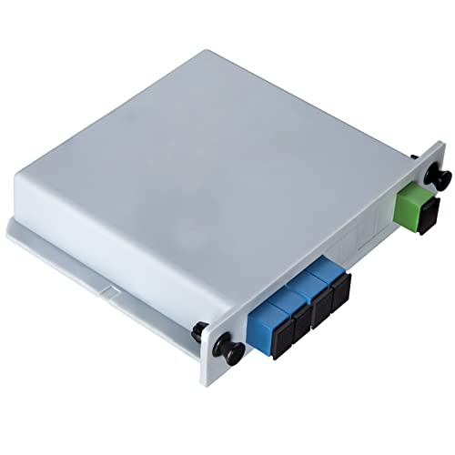 1x4 optički PLC razdjelnik SC / UPC Single Mode optički razdjelnik za optički komunikacijski sustav,