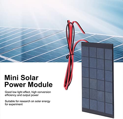Mini solarni Panel,epoksidni Panel sa 100cm kablovskim elektronskim priborom,2pcs DC 6v 2W Mini Panel