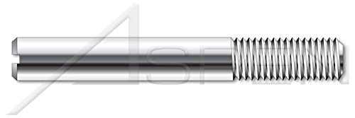 M10-1,5 x 20mm, DIN 427 / ISO 2342, metrički, postavljeni vijci, prorezni pogon, dio dijela, AISI 303 nehrđajući