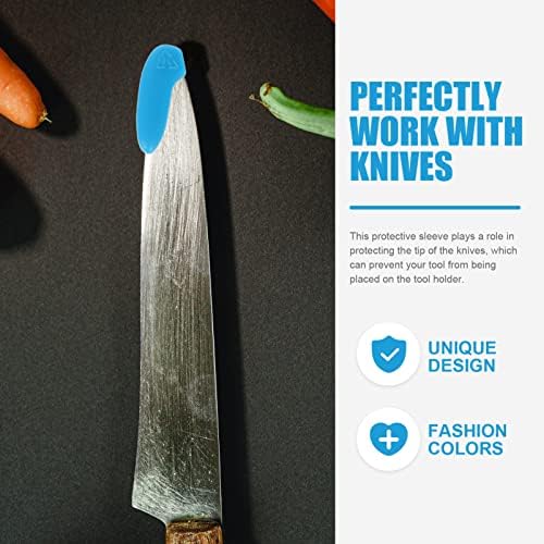 TOFTICU plastične ladice za uparivanje noža kuhinja 50pcs stražari i rukavi fleksibilni vrhovi krajevi