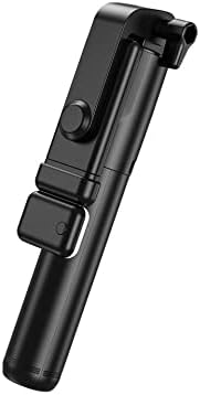 EDDHA Beauty Vanjski prijenosni Jednodijelni tronožni stalak sa jednim svjetlom mobilni telefon Bluetooth selfi štap H1 bez svijetlo crne boje