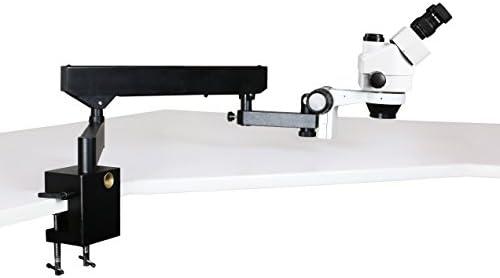 Vision Scientific VS-7FZ-IFR07-RET11.6Simul-fokalni Trinokularni Zoom Stereo mikroskop,10xwf,3.5 x-90xmagnifikacija,0.5 X&2xauxiliary objektiv,Artikulirajuće postolje za stezaljke,ekran od 11.6 sa kamerom od 5MP