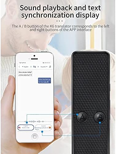 LUKEO Novi K6 prenosivi Prevodilac Smart Voice Translator u realnom vremenu podržava prevod prevoda