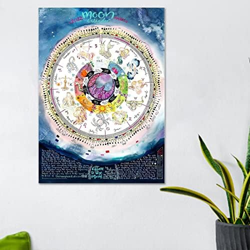 Mjesečeva dekoracija gramofona kalendar Kućni privjesak kalendar dekoracija visi zanatske bisere na kanapu