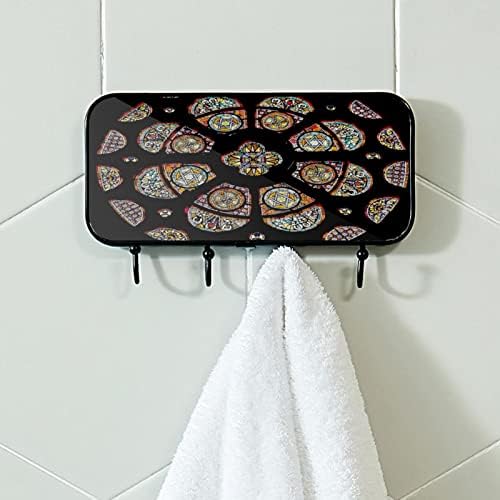 Držač ručnika Zidni nosač ručnika kupatilo dekor ogrtač ogrtač odjeća mandala uzorak ručnik ručnika