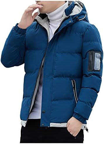 ADSSDQ Ležerni zimski odmor sa kaputima sa kaputima poklopac dugih rukava opušteni fit debeli čvrsti boju