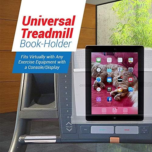 Držač tableta za trenerke za trčanje - vježbanje za čitanje bicikla / akrilni držač knjiga - Clear akrilni štand za iPad, tablet, časopise i knjige