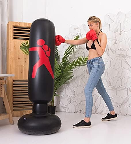 N / a na naduvavši fitness bokserski stupac PVC debeli tumbler za borbu protiv stupa Ventil Igračka za odrasle