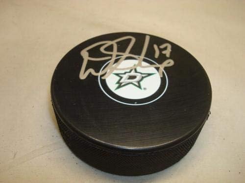Devin Shore potpisao Dallas Stars Hockey Puck sa autogramom 1A-autogramom NHL Paks