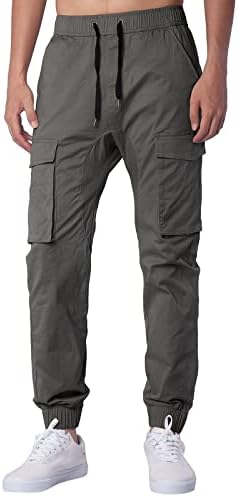 Muške pantalone za muškarce uofoco sa crtežom i više džepom casual pantalone pamučne vježbe sportske hlače