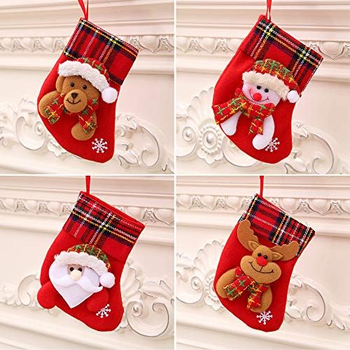# kLe8GI Božić dekoracije Nova godina Pokloni Santa snjegović čarape Božić čarape poklon