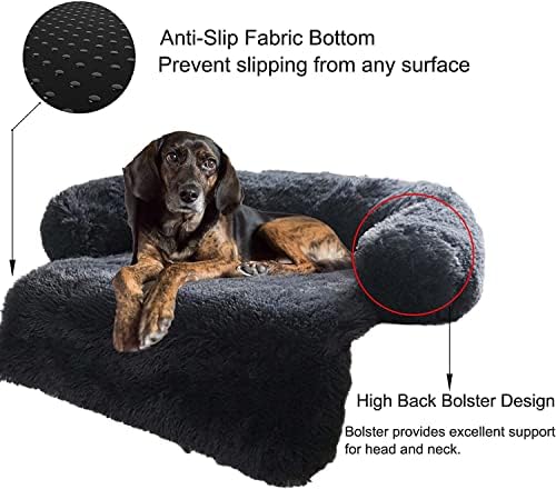 Berocia smirujući pasički krevet meko lepršavi plimski pas za kauč za kućne ljubimce zaštitnik za kućne