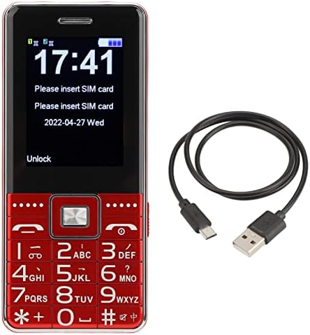 Zunate G600 za otključani mobitel za senior, 2G GSM Big dugme mobilni telefon, SOS tipku, 6800mAh, dvostruki pripravnost dualnog čeka, seniorski telefon sa glasnim glasom