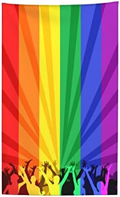 SKT T1 Microfiber Rainbow gay zastava Ručnik za plažu LGBT PARADE PRIDE ZASTAVA Šarene trake ručnici za kupanje za kupaonicu Putovanja, brzi ručnici za sušenje na plaži, preveliki 31,5x51,2