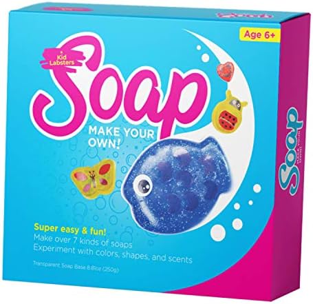 Kid Labsters Spušteni komplet - Kompletna napravite svoj sapun za početnike - DIY mirisne kupaonice