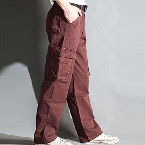 Maiyifu-GJ muške hlače na otvorenom Multi džepovi pamučne vojne hlače lagane casual borbene pantalone