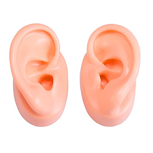 Mekani silikonski uši model umjetna imitacija Pravi ušni kalup fleksibilan za nakit naušnice Prikaz uzimanje prakse