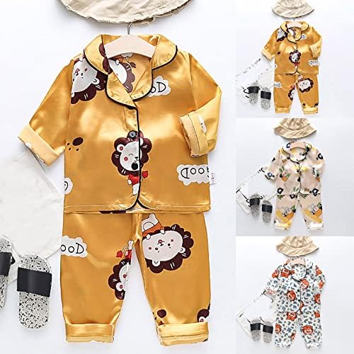 XBKPLO THENDIVIVER BIRDNG PAJAMAS Toddler Boy Girl Girl Summer Outfit Set odjeće Veličina 12 14 Dječka
