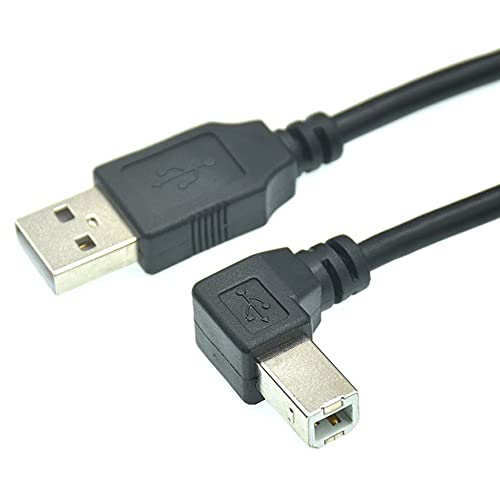 Upišite muško u tipu B musko 90 stupnjeva i lijevo i lijevo i ugaono uglove USB 2.0 kabel za skeniranje