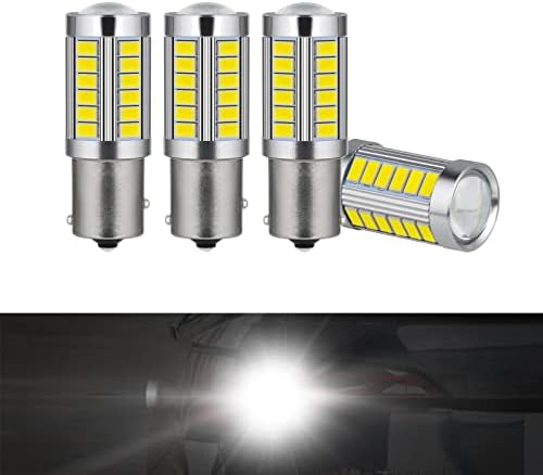 cueclue Pack-4 1157 auto LED sijalice za okretanje, 5730-33smd 12v aluminijumsko Auto svjetlo