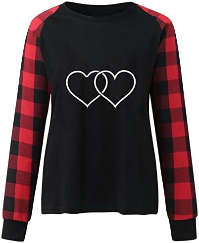 Buffalo plairani pulover vrhovi za ženska moda 2023 Valentinovo košulje s dugim rukavima za duge rukave