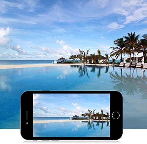Fftopu kompatibilan sa iPhone 7 Plus zamjena ekrana Crna (5.5), LCD ekran & amp; Set za montažu okvira Digitalizatora sa ekranom osetljivim na dodir sa 3D alatima za popravku bez dodira