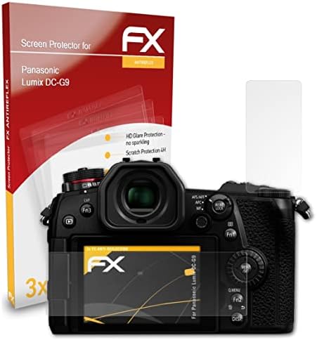 ATFOLIX zaštitnik ekrana kompatibilan sa Panasonic LUMIX DC-G9 Zaštitni film za zaštitu od ekrana, protiv