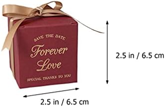 KESYOOOOO poklone za bebe karton poklon kutija 10pcs Vjenčanje Poklon box čokoladni bombonski torbi Poklon kutije za mladenki rođendanski tuš bomboniere sa vrpcom za vjenčanje Poklon Blimade Day
