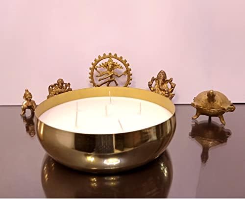 Guru Jee ™ Urli 6 Wick mirisna svijeća | Premium soja bez dima, pamuk Wick | Aromaterapija, kućni dekor, luksuzni poklon | Vrijeme sagorijevanja do 60 sati