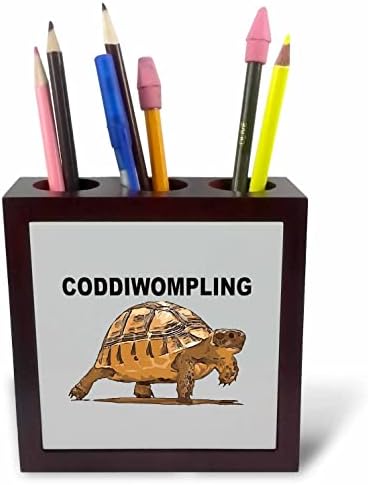 3drose Coddiwompling tekst iznad držača olovke za kornjaču