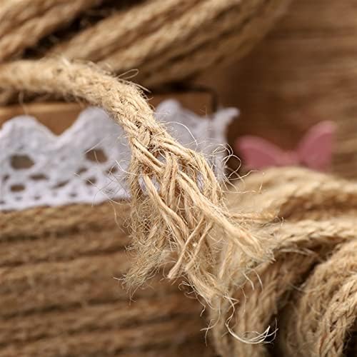 Jinyawei Jeftini uže od 10 metara prirodnog juta 6mm Širina Vintage ručno tkani konop uže DIY Photo Zidni ukras