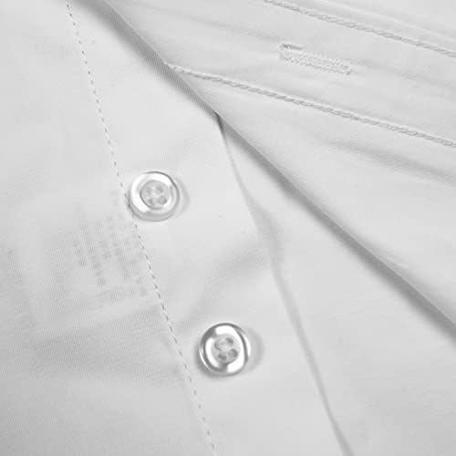 XZHDD Business Casual majice za muške, dugme dugih rukava prema dolje od karoserije Slim Fit-Forn-down ovratnik Svečane majice