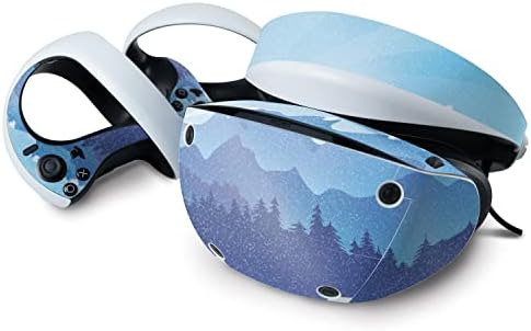 MightySkins sjajni sjaj kože kompatibilan sa Sony Playstation VR2 - Blue Mountains / zaštitni, izdržljiv visokog sjaja Glitter finiš / jednostavan za primjenu & promjene stilova / napravljen u SAD-u
