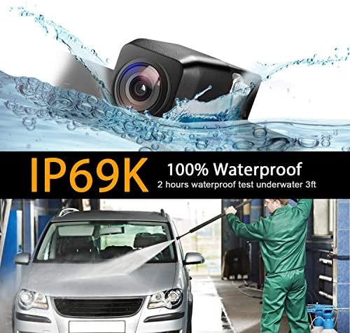 HD 1280x720p kamera za vožnju unazad rezervna kamera za stražnji pogled vodootporna noćna vizija