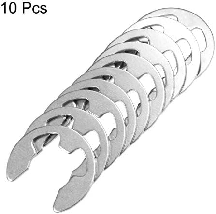 Uxcell 30mm vanjski Circlips C-Clip potporna osovina Snap prstenovi 304 nerđajući čelik 10kom