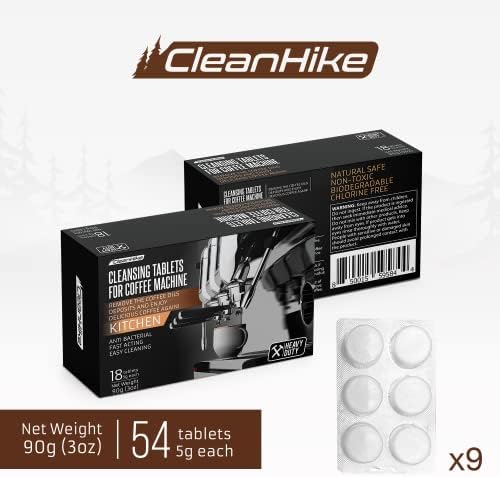 CleanHike espresso mašina za čišćenje mašina - za Breville, Jura, Miele i Universal Aparat za kavu za sve marke - Heavy Duty Professional Cafe Mast i ostaci za čišćenje ostataka za Baristas