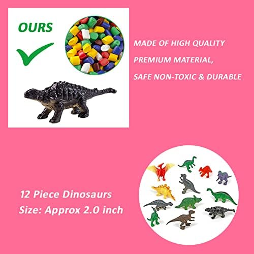 Dino Eggs Dig Kit, 12 pakovanja jaja dinosaurusa iskopavanje kompleti naučnih eksperimenata za djecu 4-12, Uskršnja korpa / Punjači čarapa, igračke za 3+ 4 5 6 7 8 9 10 godina momci djevojka