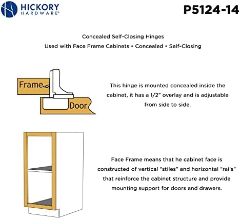 Hickory Hardware VP5124-14 Kolekcija projekta Paket za posijan finiš, vedar nikl, 10 komada