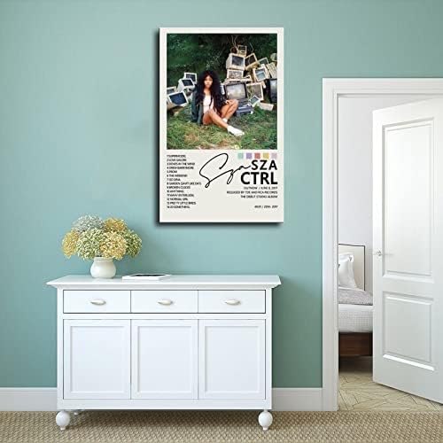 CTRL Album sa potpisom Poster SZA Poster platno štampani Poster platno Poster zid Art Decor Print Slike