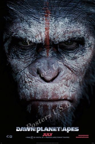 PremiumPrints - Dawn Of The Planet Of The Apes filmski Poster sjajni završetak napravljen