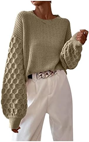 PXLoco srce džemperi Ženski jesen / zimski modni kap ramena navojni džemper sa navojnim rukavima