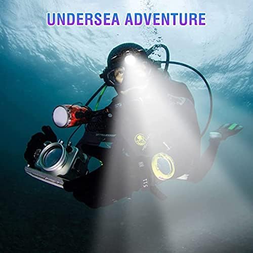 Theryee podvodni prednja svjetla, ronilačka svjetiljka, ronilačka svjetiljka 5000lm 5 režima