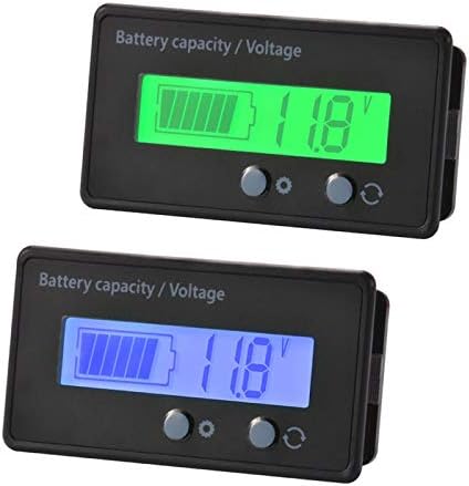 1pcs LCD mjerač kapaciteta baterije, vodootporan 12V / 24V / 36V / 48V indikator stanja akumulatora,