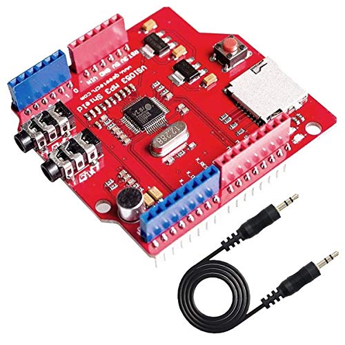 DAOKI VS1053 VS1053B TF CARD STEREO Audio MP3 player Record Decoding Decode modul za razvoj za Arduino sa 3,5 mm audio priključni kabel