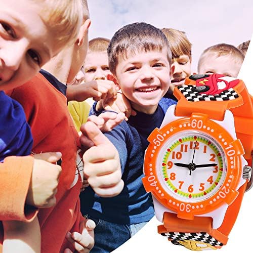 Dječiji vodootporni sat, slatki 3d crtani Dječiji satovi sa lako čitljivim brojevima i pokazivačima, najbolji su pokloni za učenje djece od 3-12 godina Kako razlikovati vrijeme.