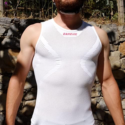 Darevie Muška potkošulja kompresijska košulja bez rukava osnovni sloj prsluci Mesh Cool Dry Tank Top Shaper