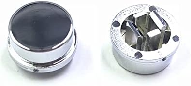 Gooffy prekidač prekidača 10pcs A24 srebrna prekidačka kapa + b3f-4055 12 * 12 * 7,3 mm taktilna tipka za mikro taktoge