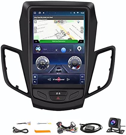 Wooyi Android 11 Auto stereo za Ford Fiesta 2009-2015 9,7 inčni radio s ekranom s kockenom sa Carplay Sat Nav Bluetooth ogledalo SWC WiFi GPS reflektor DSP FM am Multimedia Receiver RDS