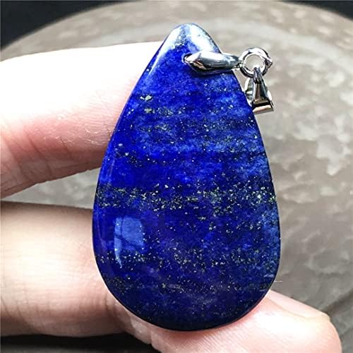 Prirodni kraljevski plavi Lapis Lazuli Stone retko Lapis Privjesak nakit za žene MAN WEGHT REIKI Love Luck Poklon Kristal 33x20x4mm Vodeni kapljice perle srebrne gemstoneaaaaa